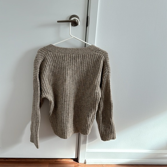 Frank and Oak Lambswool V Neck Sweater - Picture 4 of 5